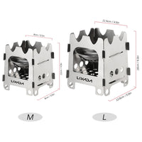 Mini Stainless Steel Folding Stove for Camping